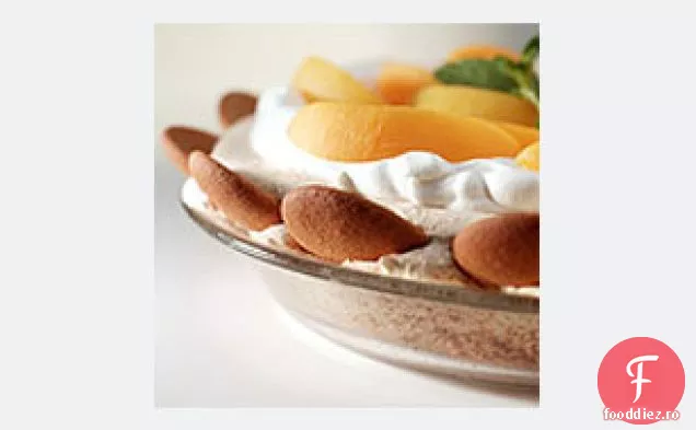 Peach-Topped Înger Plăcintă