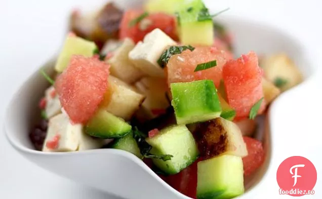 Salată Feta Pepene Verde Cu Jicama