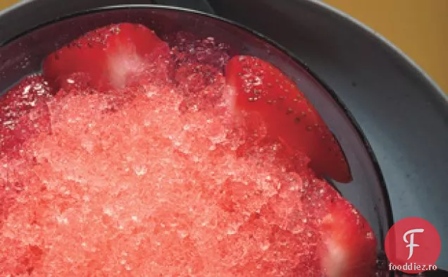 Granita De Pepene Verde Cu Căpșuni Gingered