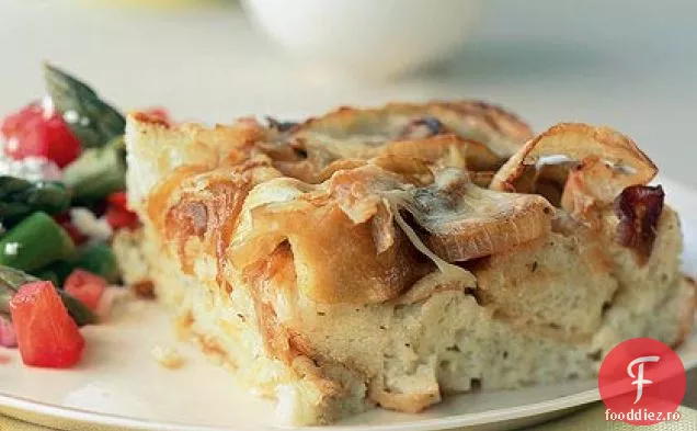Budincă De Pâine Cu Ceapă