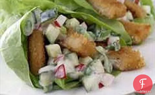 Caesar Chik ' n salată Wraps