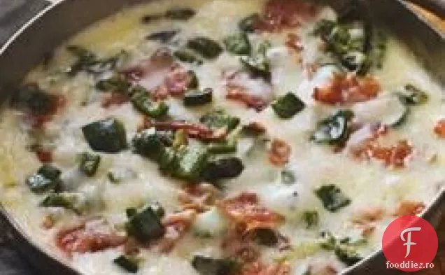 Bacon și Chile Queso Fundido