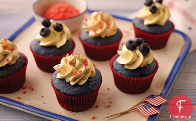 Cupcakes De Catifea Albastră