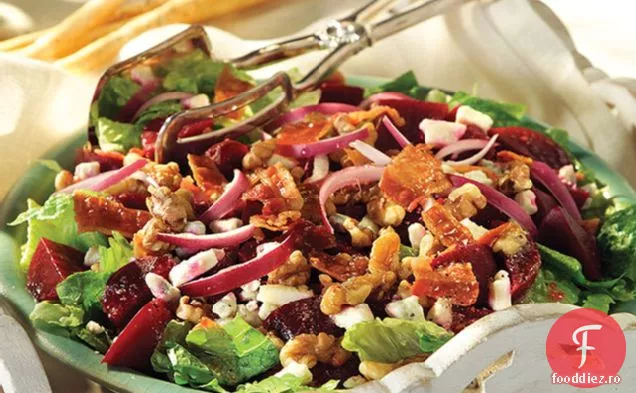 Salată De Sfeclă, Brânză Albastră Și Slănină