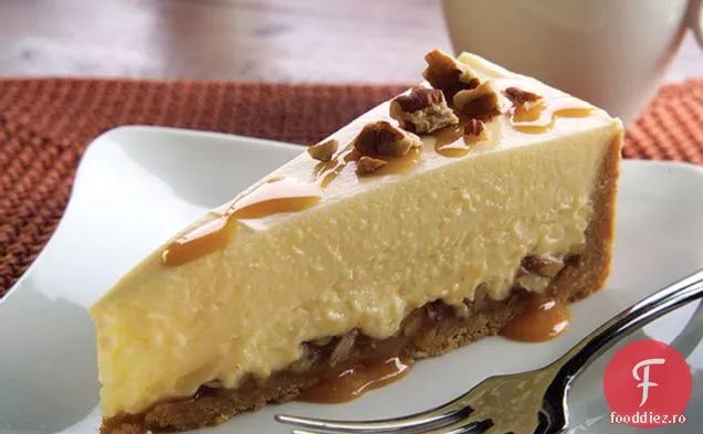 Cheesecake Ușor Cu Pecan Cu Caramel