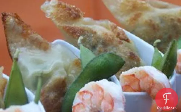 Găluște de creveți și Edamame