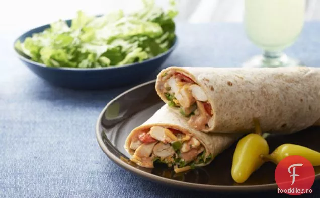 Pui Fajita Roll-Up-Uri