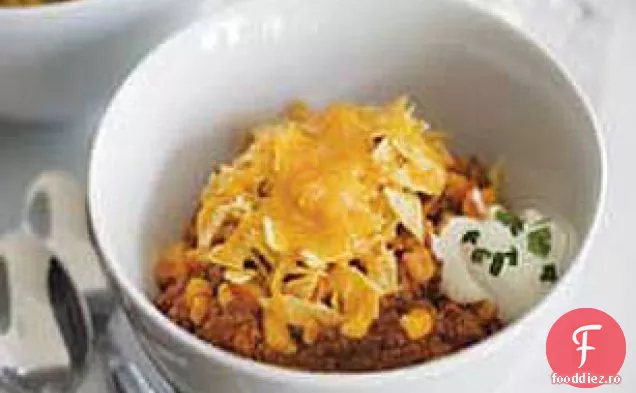 Tortilla crocantă și tigaie de vită