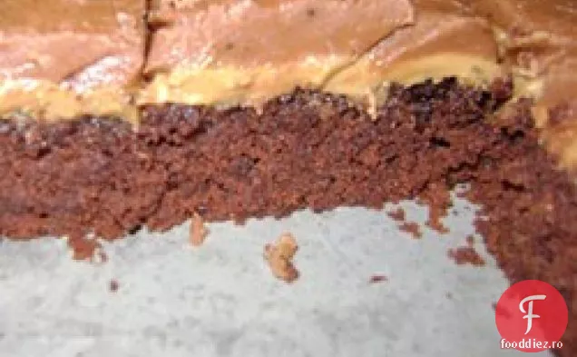 Brownies Cu Unt De Arahide Stratificat