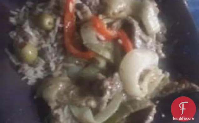 Friptură de ardei și orez
