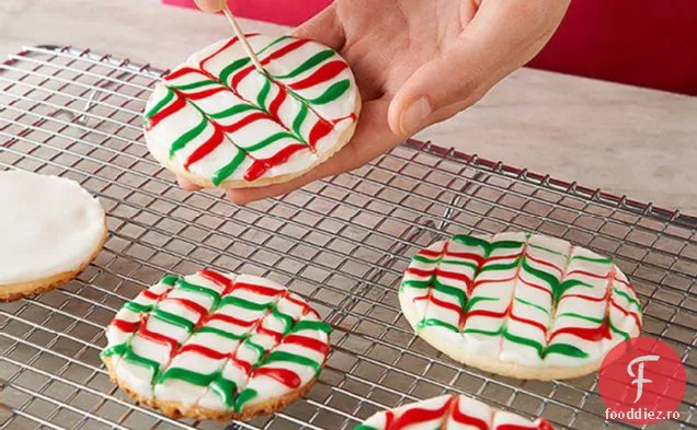 Cookie-Uri Cu Zahăr Glazurat Mozaic