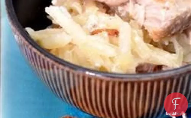 Cartofi Shirred și cotlet de porc