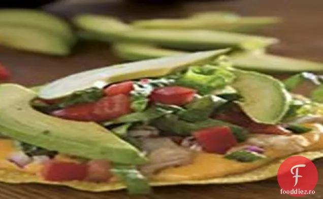 Chicken Tostadas De Queso