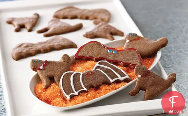 Lilieci Și Pisici Ciocolată Cookie-Uri De Halloween