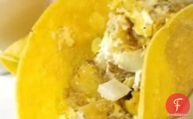 Burritos de mic dejun cu Salsa verde