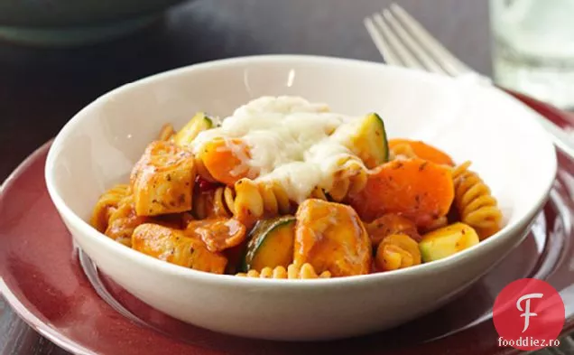 Pui cu sos marinara de legume