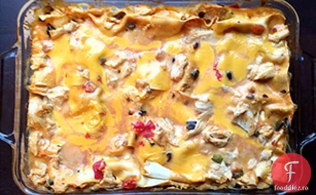 Caserola Cu Paste De Pui Cheesy