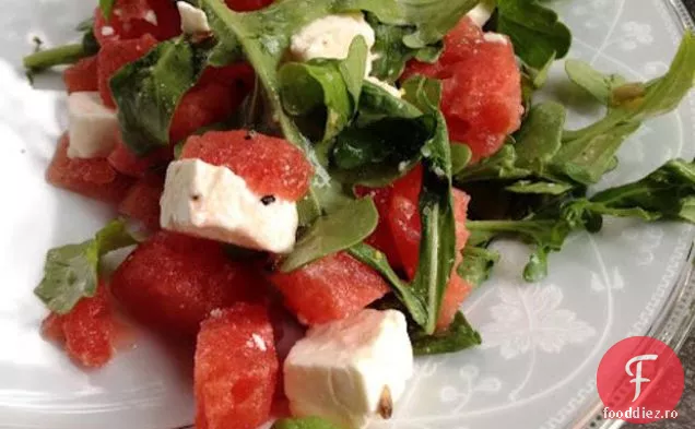 Salată Feta Cu Pepene Verde