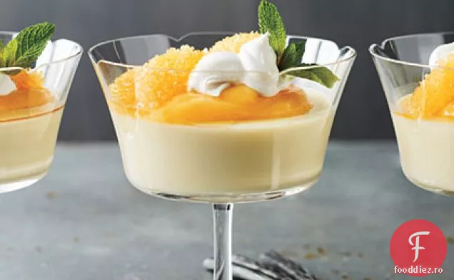 Panna Cotta Portocaliu Delicios