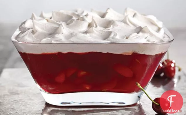 JELL-O desert de cireșe-rodie