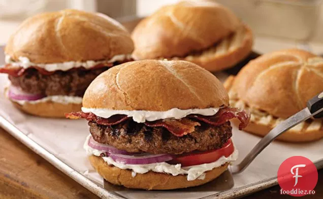 Bacon Burgeri Brânză Albastră
