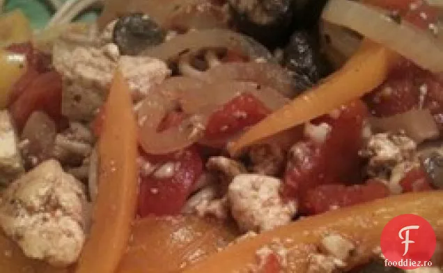 Tofu cu roșii și oțet Balsamic