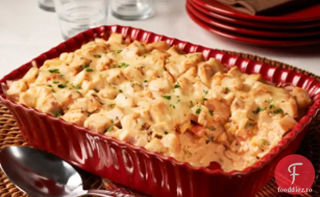 Caserola De Curcan Cu Roșii Cremoase-Busuioc