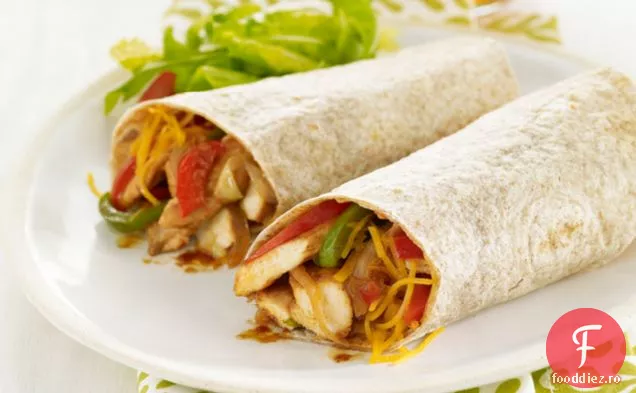 BBQ Cheddar Pui Roll-up-uri