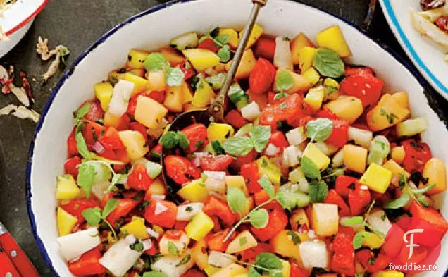 Răcoritoare dulce, sărată și picantă de pepene verde