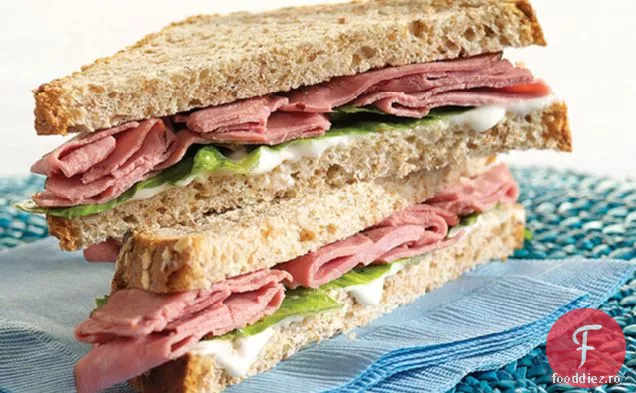 Carne de vită și Sandwich Albastru