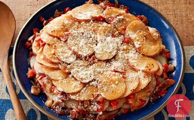 Tigaie Parmezan Cartofi