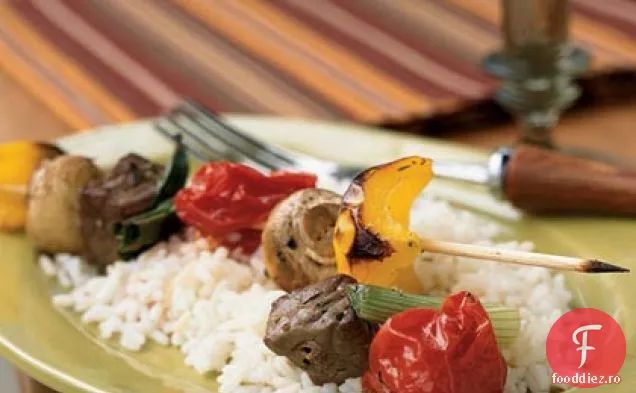 Carne de vită și legume Kebab