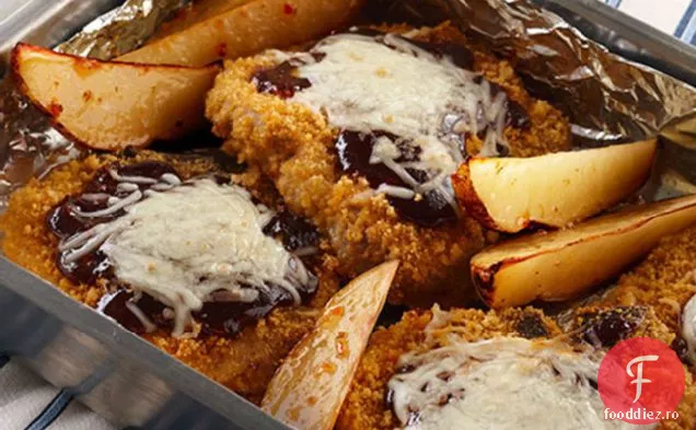 All-in-one cotlet de porc coace
