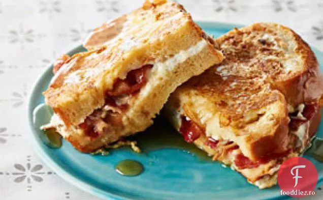 Bacon & Cremă De Brânză-Pâine Prăjită Umplute