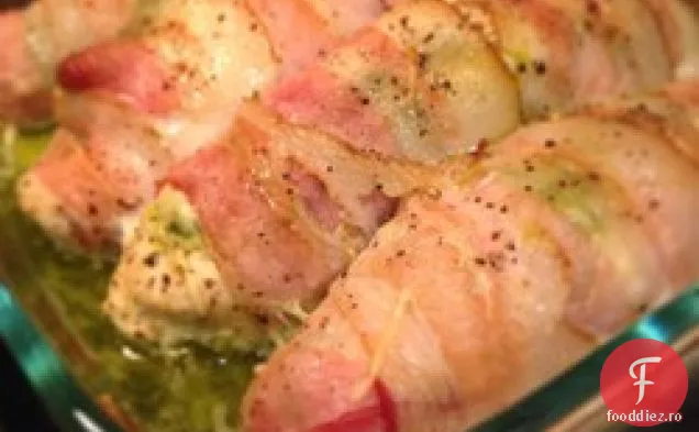 Bacon Înfășurat Pesto Pui