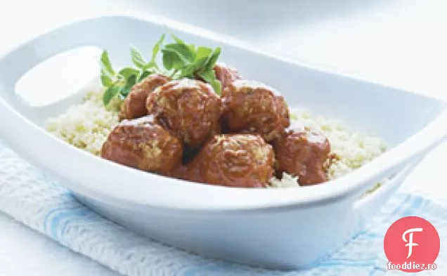 Chiftele mediteraneene cu cuscus