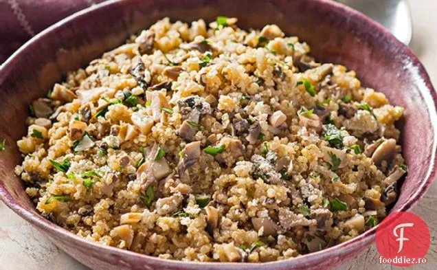 Pilaf De Ciuperci-Quinoa
