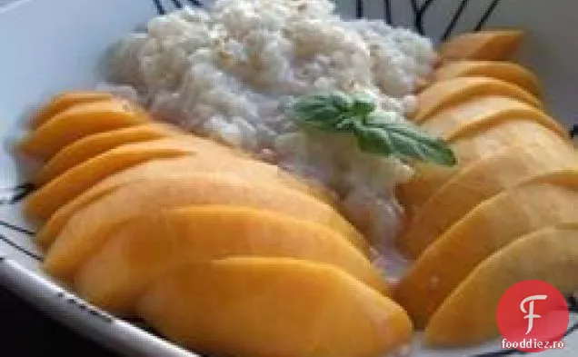 Thai Orez Lipicios Dulce Cu Mango (Khao Neeo Mamuang)