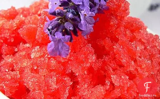 Granita De Căpșuni Și Lavandă