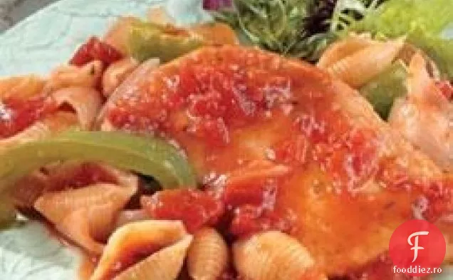 Cacciatore de pui și paste