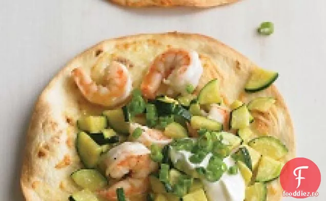 Tostadas De Creveți Și Dovlecei