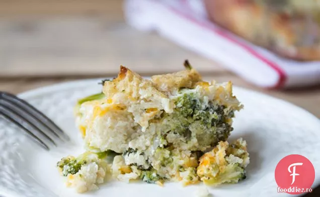 Quiche De Broccoli Fără Crustă