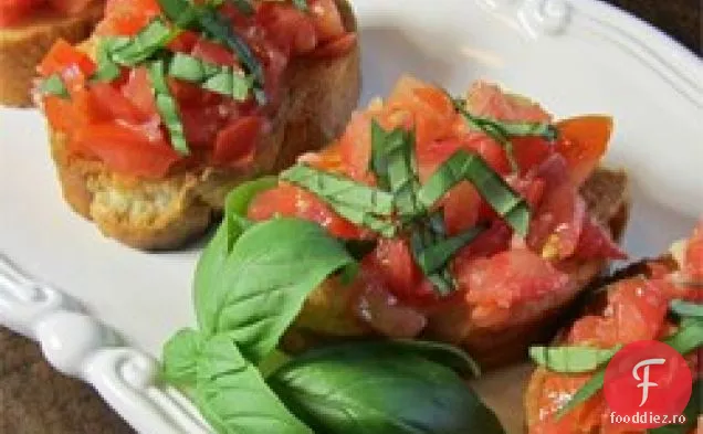 Bruschetta cu ceapă eșalotă