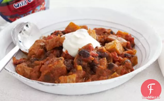 Carne De Porc Și Fasole Neagră Chili