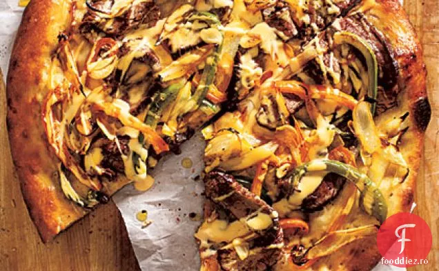Philly Cheesesteak Pizza