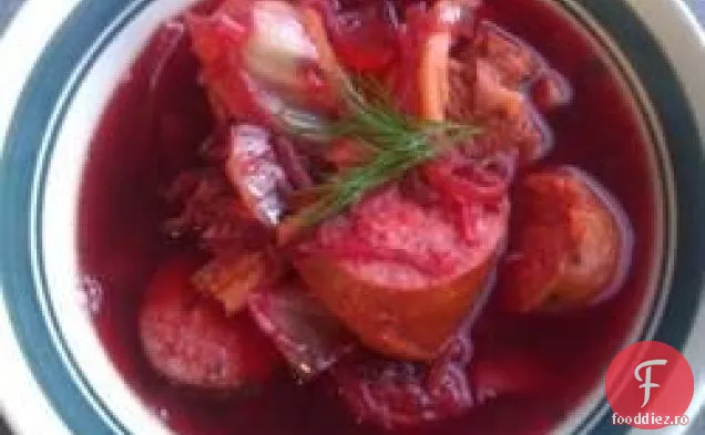 Borș cu carne