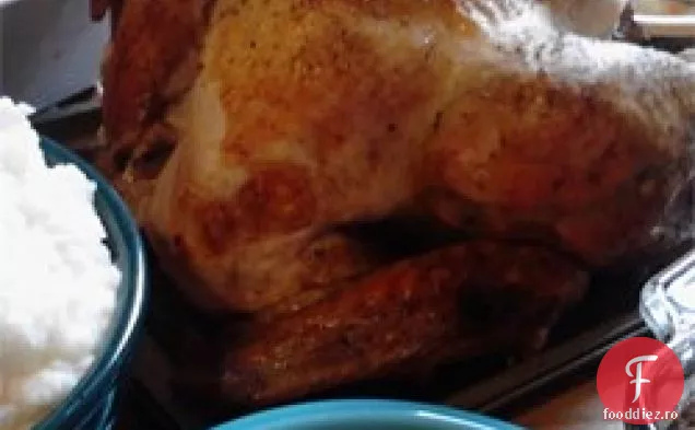 Curcan prăjit foarte umed și aromat
