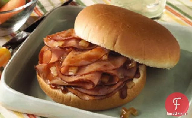 Shaved sunca & BBQ Sandwich