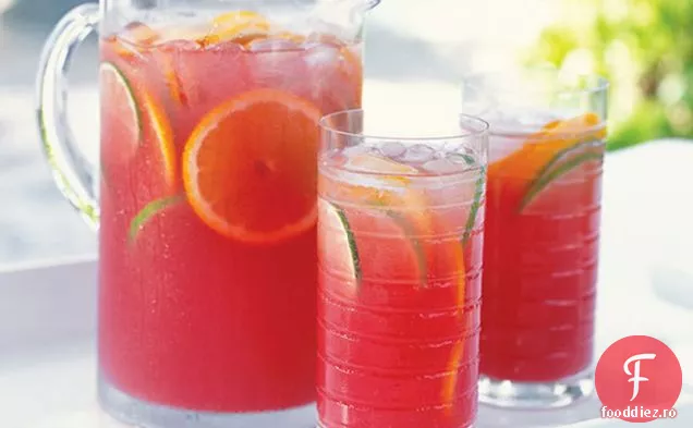 Zmeură-Portocaliu Sangria Punch