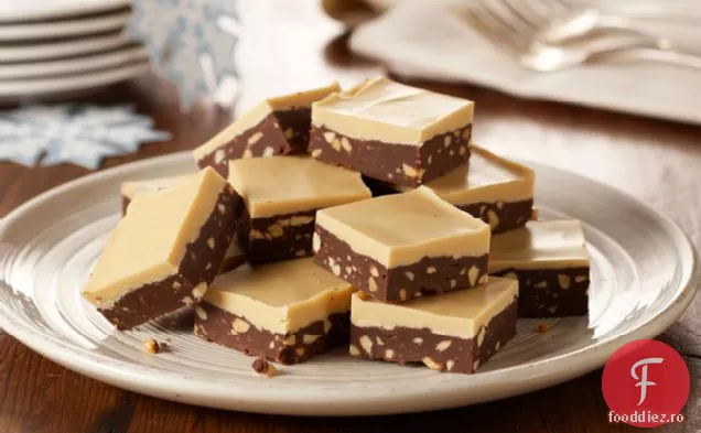 Ciocolată Stratificată-Unt De Arahide Fudge